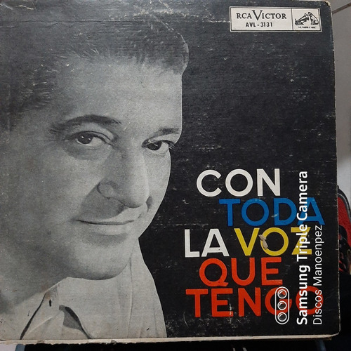 Vinilo Fiorentino Anibal Troilo Con Toda La Voz Que Tengo T3