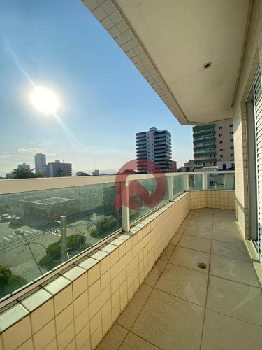 Imagem 15 de 25 de Apartamento Com 3 Dormitórios À Venda, 116 M² Por R$ 500.000,00 - Canto Do Forte - Praia Grande/sp - Ap0438