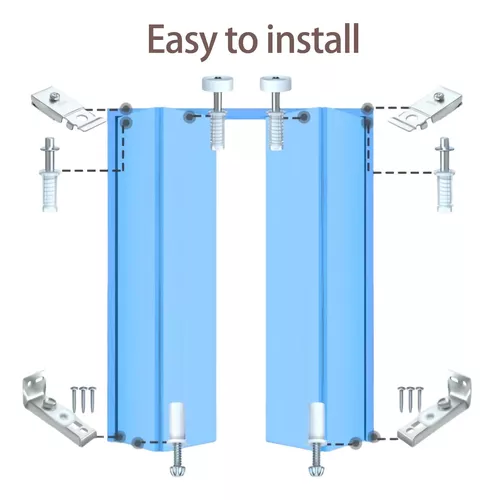 Kit De Reparación De Herrajes Para Puertas Plegables, Piezas