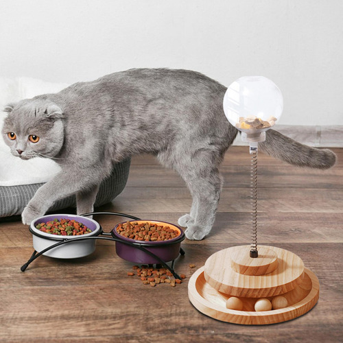 Juguetes Interactivos De Comida Para Gatos Bola De Comida