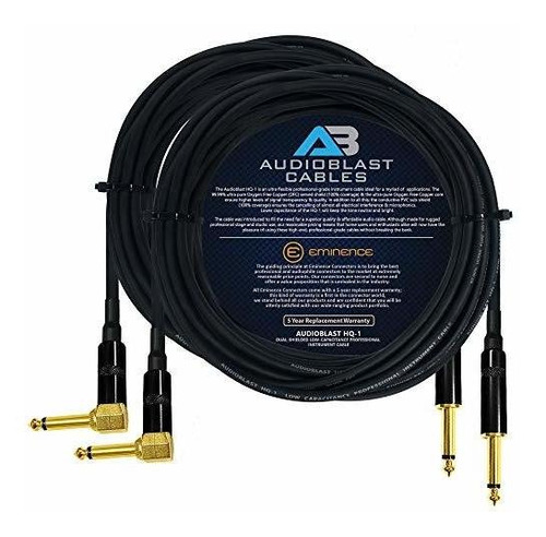 Audioblast 2 Unidad Pie Hq 1 Ultra Flexible Doble Cable Fc