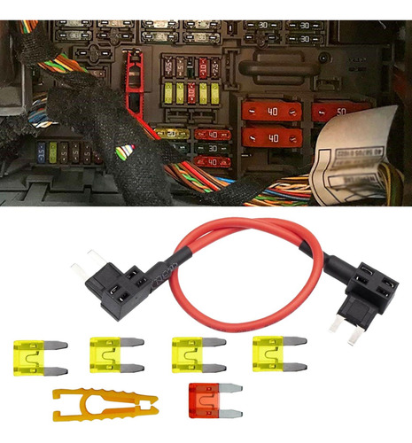 Coche Agregar Un Circuito Fusible Conector De Fusible