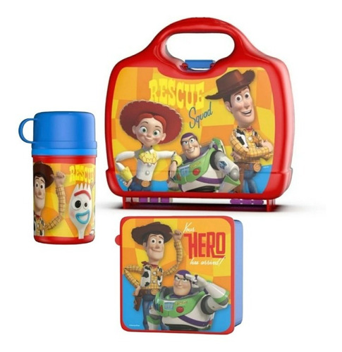 Lunchera Completa + Cantimplora + Caja Toy Story Bel Gioco