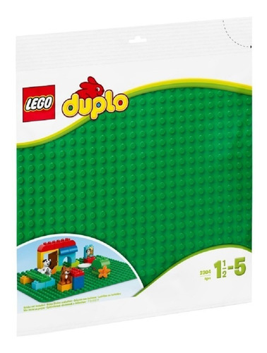 2304- Lego Duplo - Placa Base Verde Grande Lego