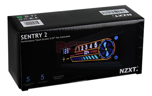 Controlador Nzxt Sentry 2 Meter (touchscreen) / Sen2-001