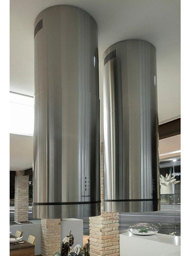 Coifa Ilha Redonda Quartzo 35 Cm Inox 220v Suggar Tp3522ix