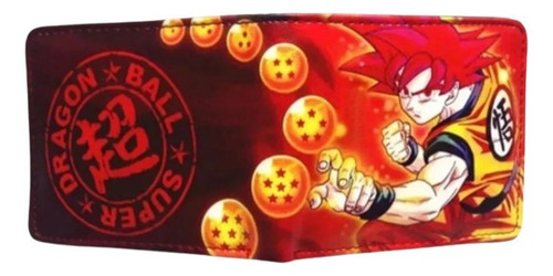 Billetera Hombre Comic Dragon Ball Z Goku Con Esferas