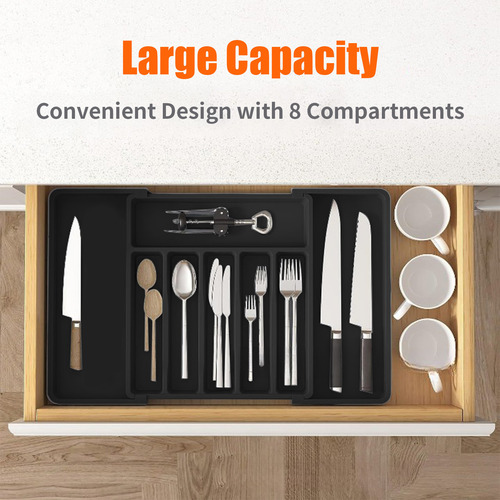 Organizador De Cajones Expandible Para Cubiertos K Storage R