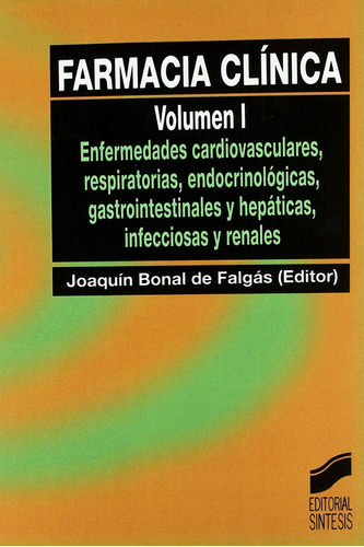 Libro Farmacia Clinica Vol. I -