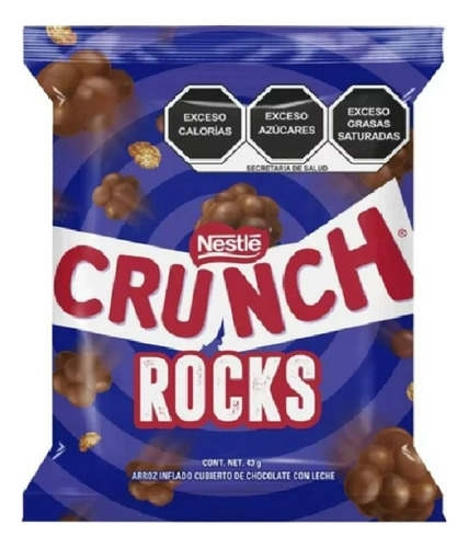 Chocolate Crunch Rocks Bolsa De 43grs