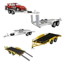 Comprar Projeto Digital: Carretinha Reboque Rampa 2 Eixos Para Carro