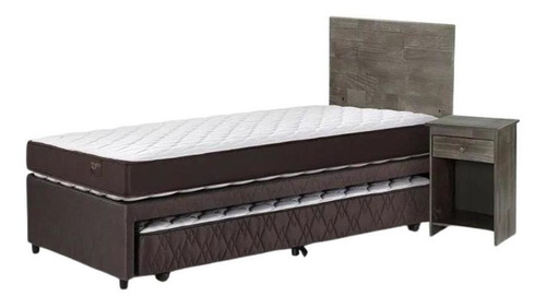Divan Ergo T New 1,5 Plazas 105 X 200 Tabor Grafito