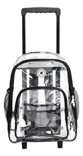 Nateandgreat Rolling Clear Mackpack Heavy Duty Bookbag Calid