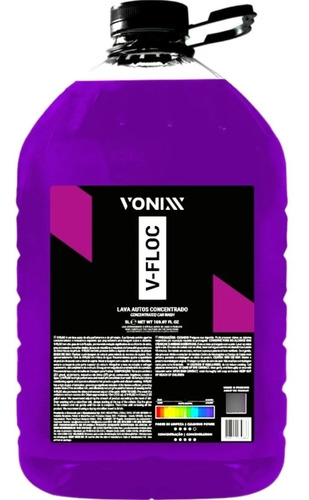 Shampoo Automotivo Lava Auto V-floc Concentrado 5l Vonixx