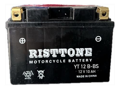 Bateria Risttone Yt12 B-bs Kawasaki Ducati Hypermotard Acido