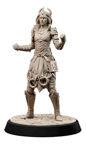 Miniatura del experimento del mago guerrero de Dungeons And Dragons