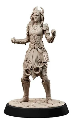 Miniatura del experimento del mago guerrero de Dungeons And Dragons