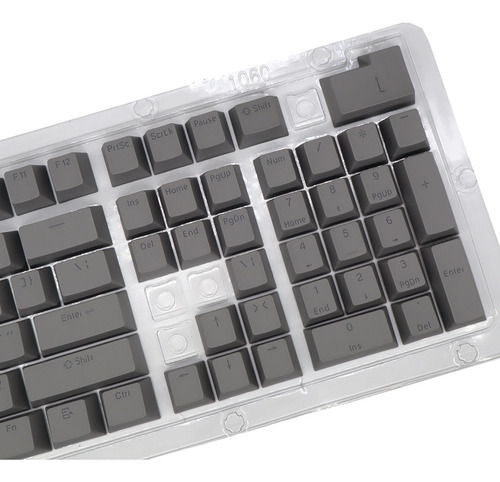 104 Teclas De Moldeo Por Inyección Bicolor Pbt Keycap Set Gy