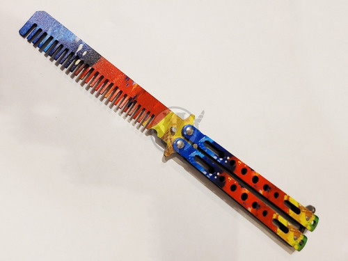 Navaja Mariposa Balisong Butterfly Peine Colores Tik Tok Jue