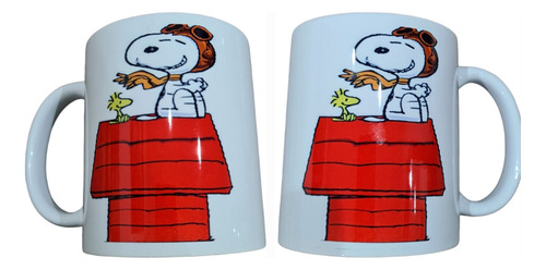 Taza Para Café O Te De Casa Snoopy 11 Oz + Regalo 