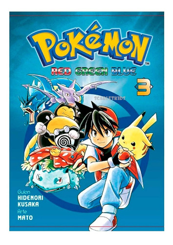 Manga Pokemon Red Green Blue Elige Tu Tomo Kusaka Panini Sk