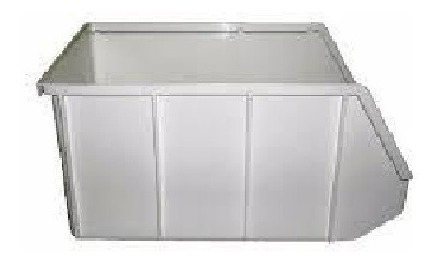 Caja Apilable Practic Box Pequena, Blanco 11x14x21 Cm,4 Unds