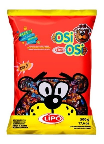 Caramelos Lipo Osi Osi 150un - 500gr - Barata La Golosineria