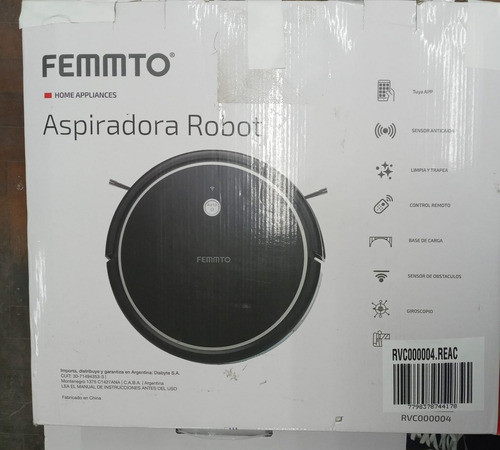 Imagen 9 de 10 de Aspiradora Robot Femmto Automática Inteligente Trapeadora