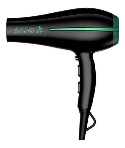 Secador De Pelo Gama Bora Matcha Active Oil Ceramic Ion Color Negro