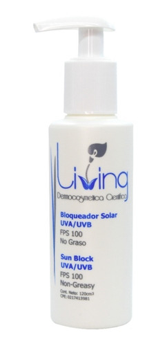 Crema Protectora Sol Matte Marca Living 