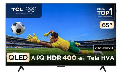 Smart TV TCL 65 Polegadas QLED 4K P7L WiFi Bluetooth Google TV HD...