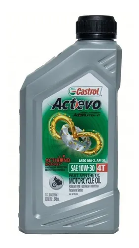 Lub. Moto Castrol Actevo Part Synt 4t 10w30 - Semi Sintético