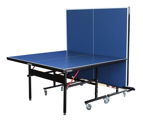 Mesa Ping Pong Tenis De Mesa Ruedas Profesion Plegable Meiso Color Azul