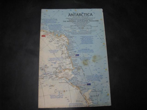 Mercurio Peruano: Mapa Nat Geographic Antartica 80s F5 L175
