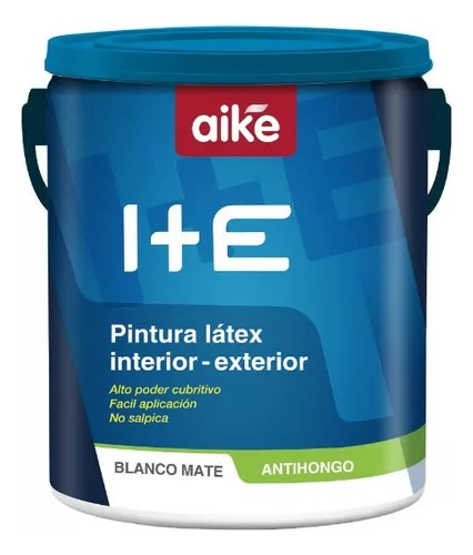 Latex I+e Interior Exterior Antihongo Aike X 4 Lts.