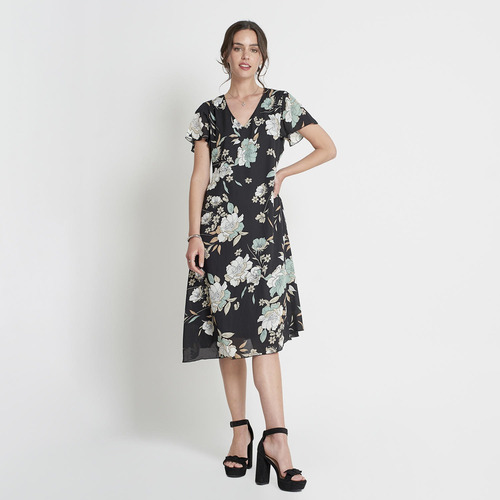 Vestido Manga Corta Amplia - 90804101 | Cuotas sin interés Vestido Manga Corta Amplia - 90804101 | Cuotas sin interés