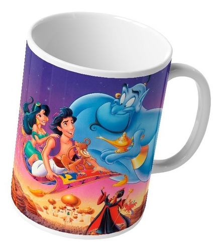 Taza Aladin Aladino Original Nueva Cerámica Caricatura 