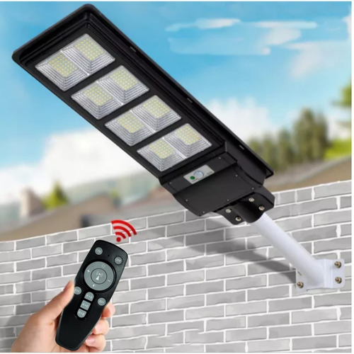 Imagen 2 de 9 de Lámpara Led Solar 400w Luminaria Suburbana Alumbrado Publico