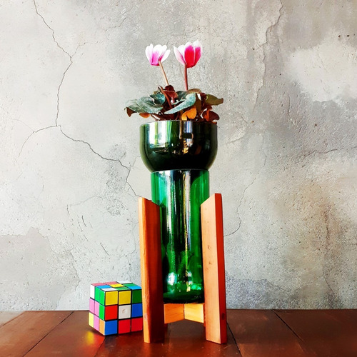 Violeta Little Plant 24 Con Soporte Maceta Autorregante