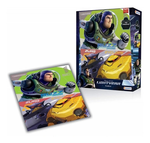 Juego De Mesa Puzzle 70 Piezas Lightyear Rompecabezas Lelab