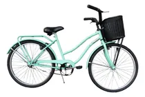 Comprar Bicicleta Paseo Dama Rod 26 Verde Frenos V-brake Playera 