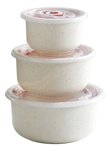 comprar Set 3 Tazones Para Uso Alimenticio Para Microondas Y Freezer