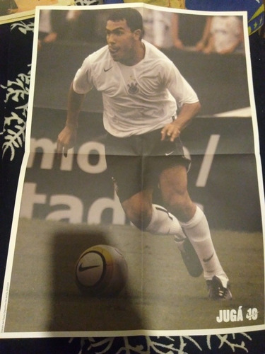 Poster Carlos Tevez Corinthians Modelo 1 (Usado)