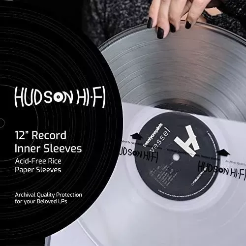 Fundas Antiestaticas Bolsas Para Vinilos Hudson Hi-fi 100 U