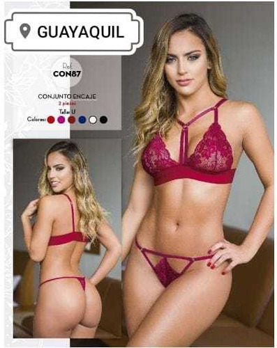 Imagen 1 de 4 de Lencería Femenina / Conjuntos / Ropa Sexy