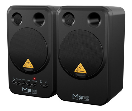 Par De Monitores Multimedia Behringer Ms16 Para Estudio