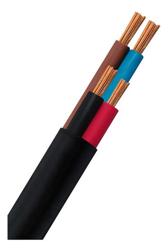 Cable Tetrapolar Tipo Taller 4 X 4 Mm X Metro