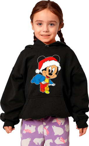 Sudadera Con Capucha Para Niños Navideña Mickey Baby