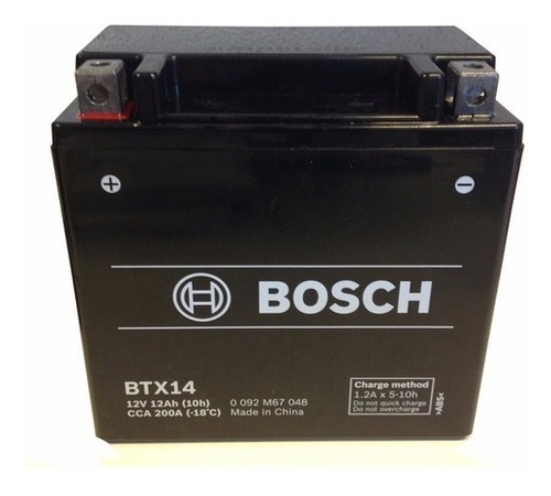 Bateria Bosch Btx14-bs San Isidro