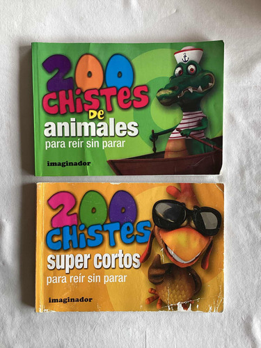 Set X 2 Libros Chistes Super Cortos